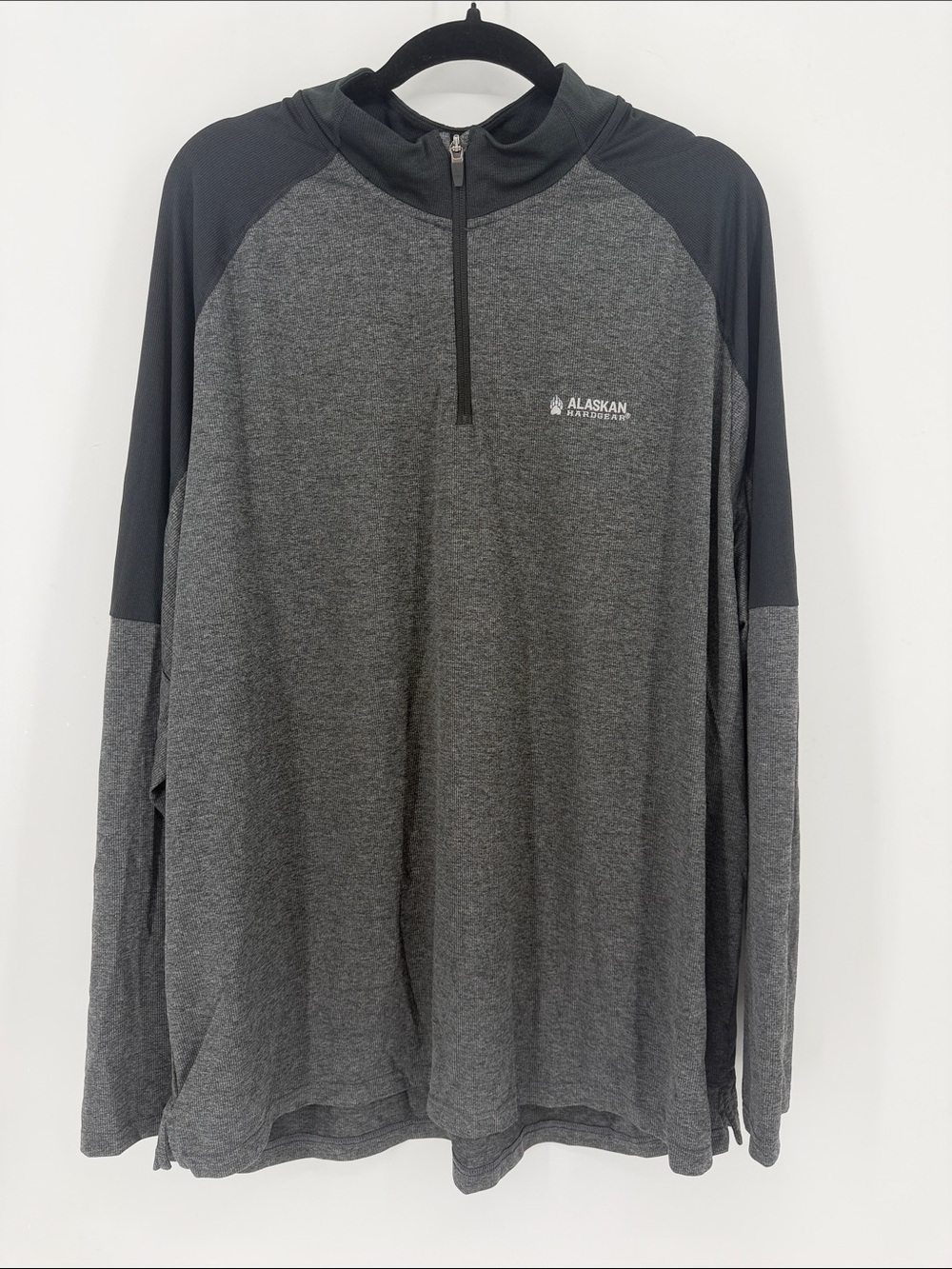 Alaskan Hardgear Duluth Trading Men’s 2XL 1/2 Zip Performance Pullover Gray
